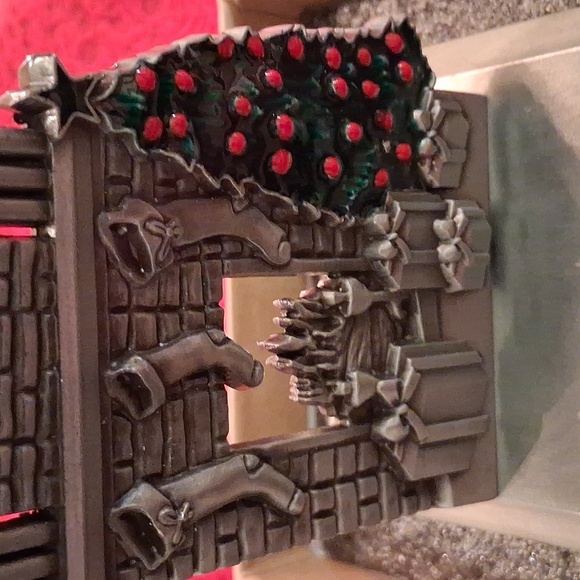 Stocking Hanger Pewter Christmas Tree By Plow & Hearth - Picture 6 of 7